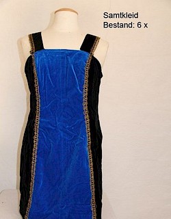 Samtkleid | Bestand: 6 Stück