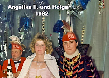 1992: Prinzessin Angelika II und Prinz Holger I.
