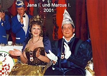 2001: Prinzessin Jana I. und Prinz Marcus I.