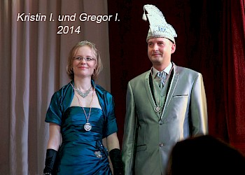 2014: Prinzessin Kristin I. und Prinz Gregor I.