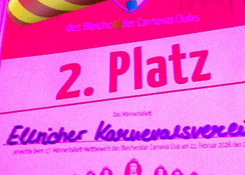 2.Platz beim Männerballett